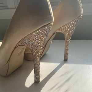 Steve Madden rhinestone platform heels